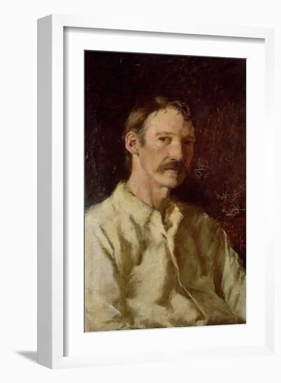 Robert Louis Stevenson (1850-94), 1892-Count Girolamo Pieri Nerli-Framed Giclee Print