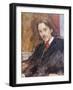 Robert Louis Stevenson, 1887 (Oil on Canvas)-William Blake Richmond-Framed Giclee Print