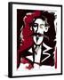Robert Louis Stevenson - colour caricature-Neale Osborne-Framed Giclee Print