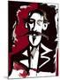 Robert Louis Stevenson - colour caricature-Neale Osborne-Mounted Giclee Print