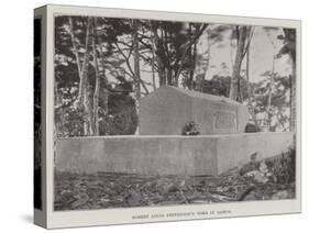 Robert Louis Stevenson's Tomb in Samoa-null-Stretched Canvas