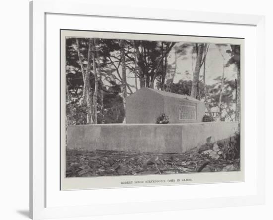 Robert Louis Stevenson's Tomb in Samoa-null-Framed Giclee Print