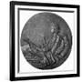 Robert Louis Stevenson- working-Augustus Saint-gaudens-Framed Giclee Print