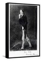 Robert Louis Stevenson-John Singer Sargent-Framed Stretched Canvas