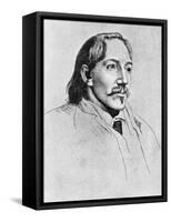 Robert Louis Stevenson --William Strang-Framed Stretched Canvas