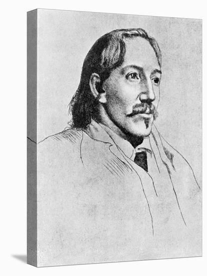 Robert Louis Stevenson --William Strang-Stretched Canvas