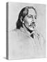 Robert Louis Stevenson --William Strang-Stretched Canvas