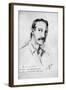 Robert Louis Stevenson --Count Girolamo Pieri Nerli-Framed Giclee Print