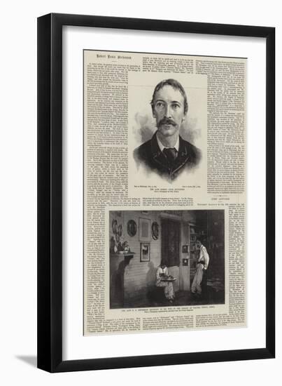 Robert Louis Stevenson-null-Framed Giclee Print