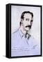 Robert Louis Stevenson --Count Girolamo Pieri Nerli-Framed Stretched Canvas