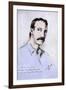 Robert Louis Stevenson --Count Girolamo Pieri Nerli-Framed Giclee Print