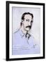 Robert Louis Stevenson --Count Girolamo Pieri Nerli-Framed Giclee Print