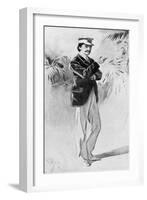Robert Louis Stevenson --Alexander Stuart Boyd-Framed Giclee Print