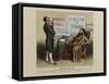Robert Macaire at the Restaurant-Honore Daumier-Framed Stretched Canvas