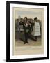 Robert Macaire Bookseller-Honore Daumier-Framed Giclee Print