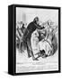 Robert Macaire Hypnotising-Honore Daumier-Framed Stretched Canvas