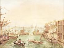 Construction of Seaham Harbour, 1829-Robert Mackreth-Giclee Print