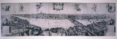 View of London from the South, 1832-Robert Martin-Framed Stretched Canvas