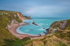 Sunset at Freshwater Bay, Isle of Wight-Robert Maynard-Photographic Print