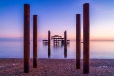 Sunset at Freshwater Bay, Isle of Wight-Robert Maynard-Photographic Print
