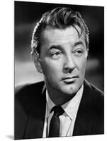 ROBERT MITCHUM, 1960 (b/w photo)-null-Mounted Photo