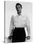 ROBERT MITCHUM early 50'S (b/w photo)-null-Stretched Canvas