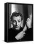 ROBERT MITCHUM in the 40's (b/w photo)-null-Framed Stretched Canvas