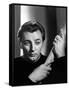 ROBERT MITCHUM in the 40's (b/w photo)-null-Framed Stretched Canvas