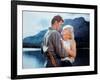 Robert Mitchum, Marilyn Monroe. "River of No Return" 1954, Directed by Otto Preminger-null-Framed Photographic Print