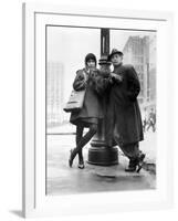 Robert Mitchum, Shirley Maclaine. "Two for the Seesaw" 1962, Directed by Robert Wise-null-Framed Photographic Print
