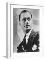 Robert Montgomery (1904-198), American Actor and Director, 20th Century-null-Framed Photographic Print