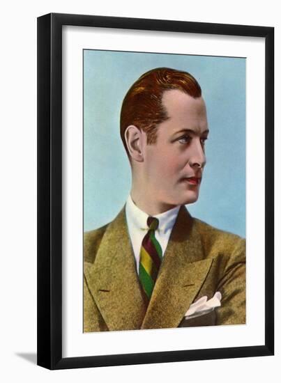 Robert Montgomery (1904-198), American Actor and Director, Early 20th Century-null-Framed Giclee Print