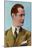 Robert Montgomery (1904-198), American Actor and Director, Early 20th Century-null-Mounted Giclee Print