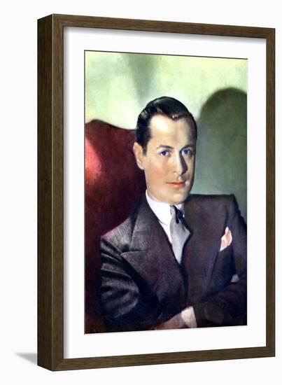 Robert Montgomery, American Actor and Film Director, 1934-1935-null-Framed Giclee Print