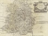 A New Map of the English Plantations in America, 1673 (Coloured Engraving)-Robert Morden-Stretched Canvas