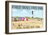 Robert Moses State Park, Long Island, New York-Lantern Press-Framed Art Print