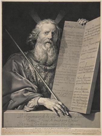 Moses Presenting the Ten Commandments, 1699