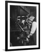 Robert Neve Buying Round of Beer at Bar-Hans Wild-Framed Photographic Print