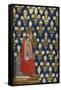 Robert of Anjou (From Regia Carmina by Convenevole Da Prat)-Pacino Di Buonaguida-Framed Stretched Canvas