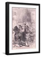 Robert of Normandy Paying Court to Lady Sibylla-Charles Ricketts-Framed Giclee Print