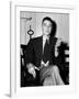 Robert Oppenheimer at the Clinton Engineer Works (Oak Ridge) of the Manhattan Project-null-Framed Photo