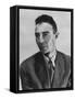 Robert Oppenheimer, Atomic Physicist and Head the Manhattan Project's Secret Weapons Laboratory-null-Framed Stretched Canvas