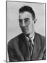 Robert Oppenheimer, Atomic Physicist and Head the Manhattan Project's Secret Weapons Laboratory-null-Mounted Photo