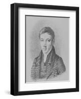 Robert Owen, 1823 (Engraving)-Matilda Heming-Framed Giclee Print