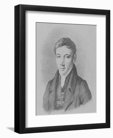 Robert Owen, 1823 (Engraving)-Matilda Heming-Framed Giclee Print