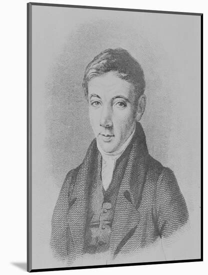 Robert Owen, 1823 (Engraving)-Matilda Heming-Mounted Giclee Print