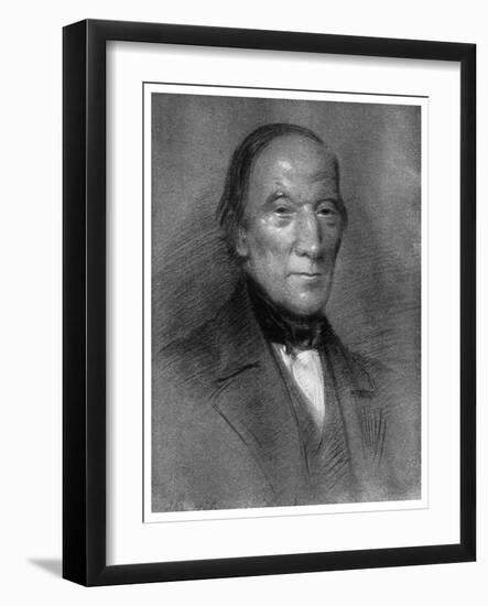 Robert Owen, Welsh-Born Industrialist, Philanthropist and Socialist, 1851-Samuel Bough-Framed Giclee Print
