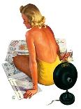 "Sunlamp," Saturday Evening Post Cover, March 4, 1939-Robert P. Archer-Laminated Giclee Print