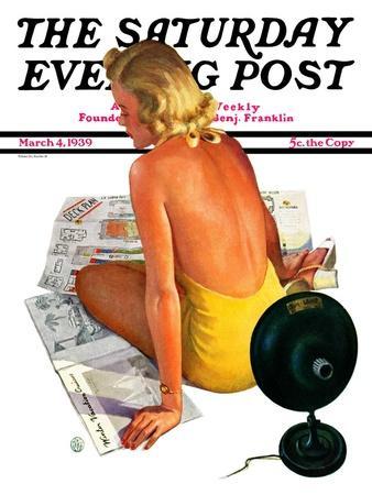 "Sunlamp," Saturday Evening Post Cover, March 4, 1939