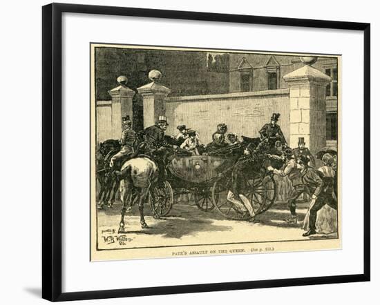 Robert Pate's Striking the Queen Outside Cambridge House-null-Framed Giclee Print
